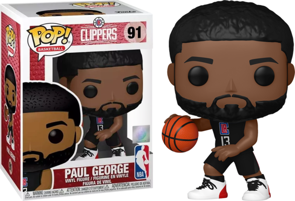 NBA: Los Angeles Clippers - Paul George (Alternate Jersey) Pop! Vinyl Figure