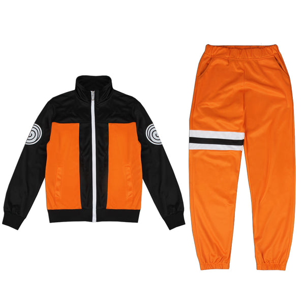 Naruto Uzumaki Cosplay Tracksuit Jacket and Pants