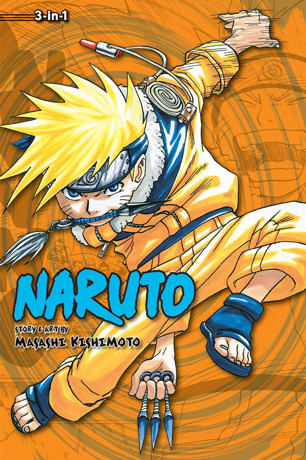 Naruto Manga Collection - Three in One Book - Volumes 4 to 6