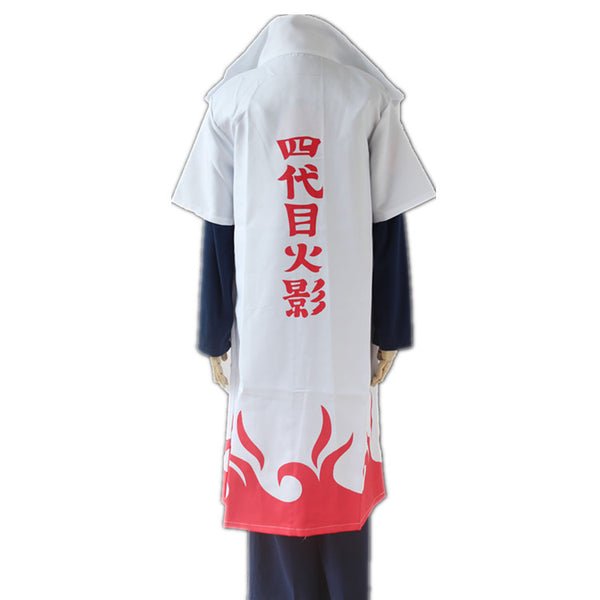 Naruto Minato Yondaime 4th Hokage Cosplay Cloak