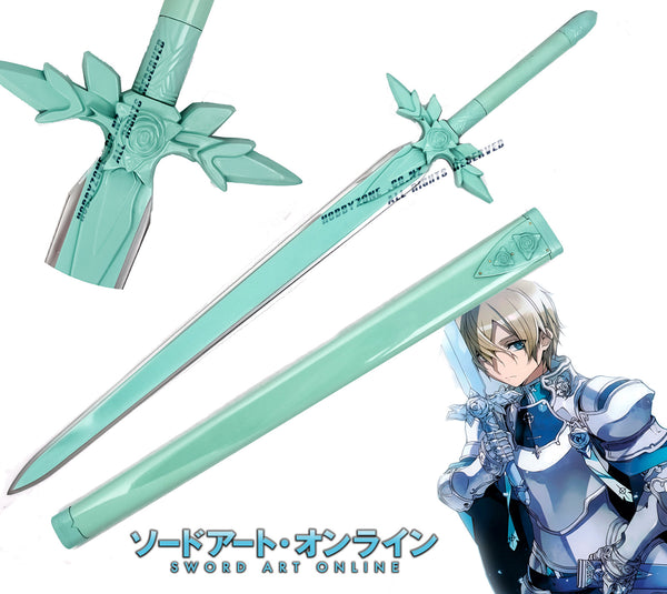 Sword Art Online Underworld Eugeo 's  Aqua-Colour Rose Sword