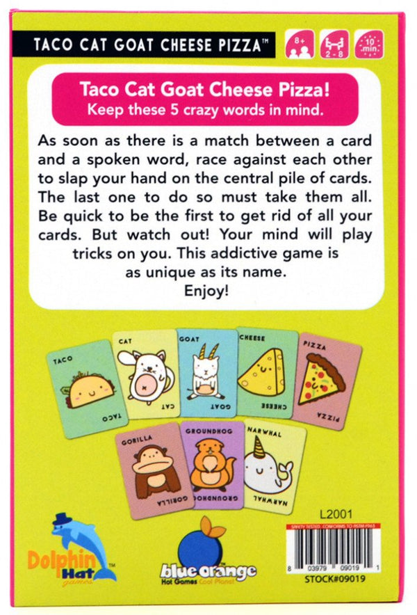 Taco Cat Goat Cheese Pizza - Card Game