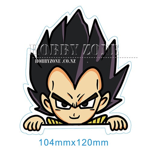 Dragon Ball Z Vegeta Vinyl Decal Sticker